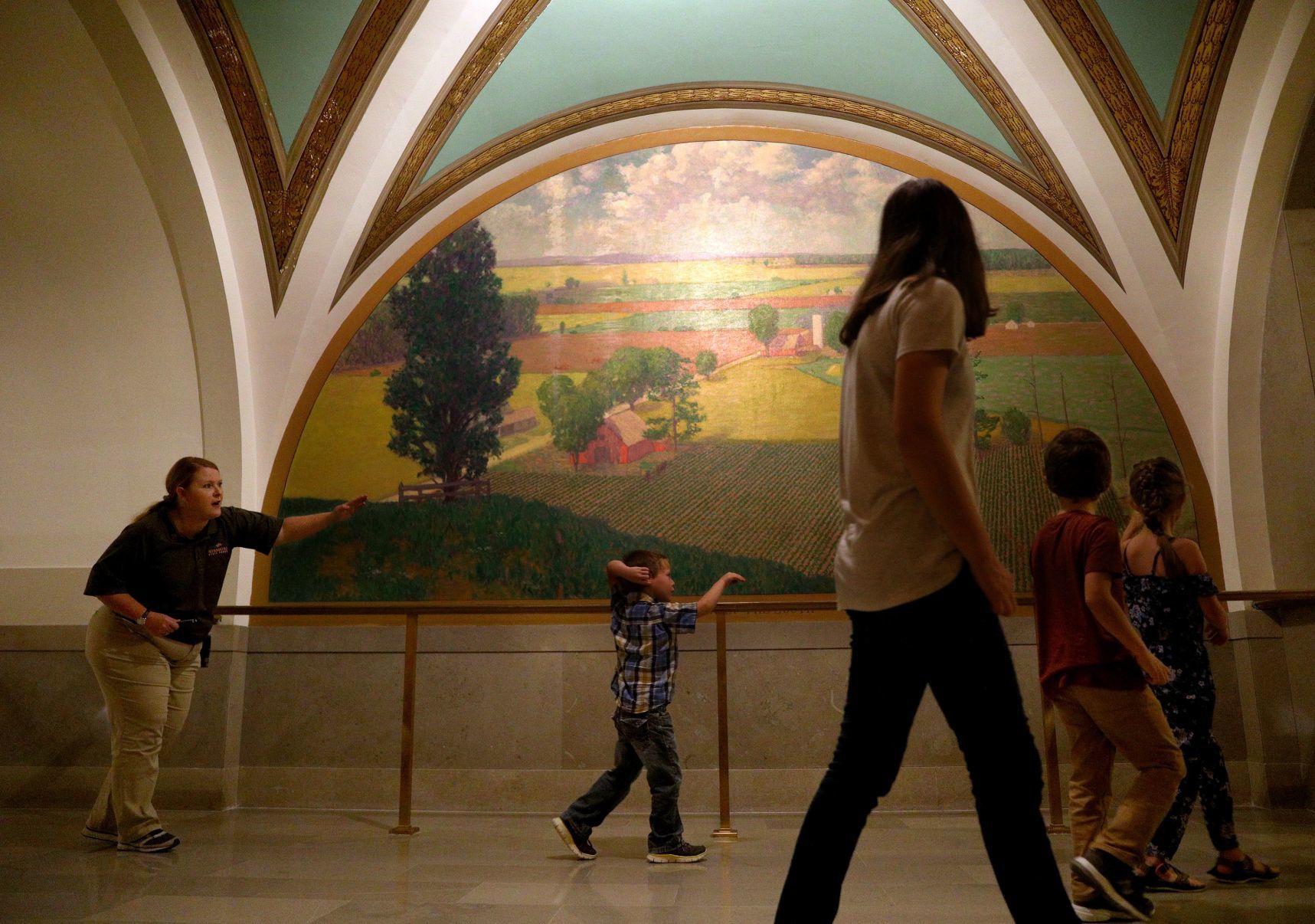 The Missouri capitol is its own museum of art